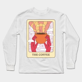 The Coffee Tarot Card Long Sleeve T-Shirt